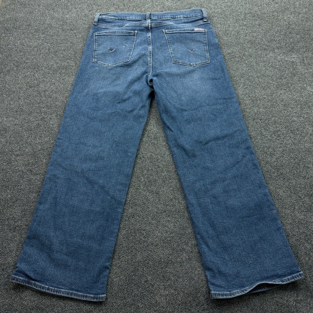 Hudson Rosalie Wide Leg Jeans Womens 30 Blue Callisto High Rise Stretch Denim - Picture 2 of 14